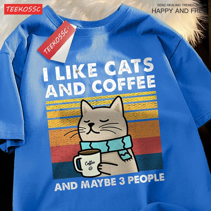 Playera - Cats and Coffee