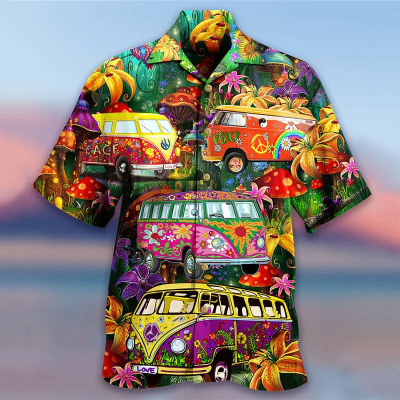 Camisetas - Estilo Hawaiano